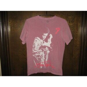 Fender Jimi Hendrix Shirt Mens Size XS Music Concert Rock Faded Guitar
